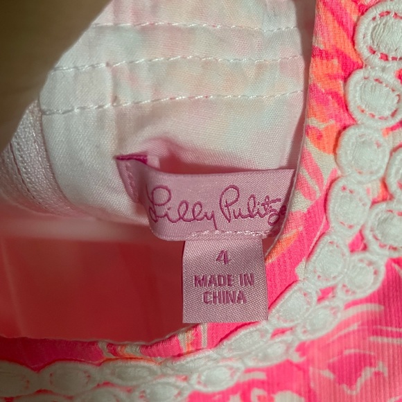 SOLD- Lilly Pulitzer Girls Shift- size 4 - Picture 3 of 3